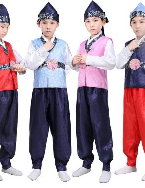 Hanbok bé trai gấm