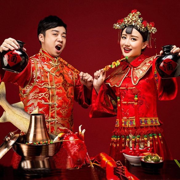 Trang phục cưới cổ trang Trung Quốc