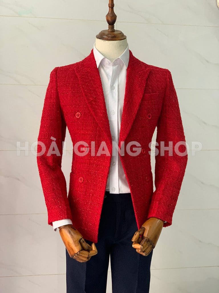 áo vest nam màu đỏ đẹp