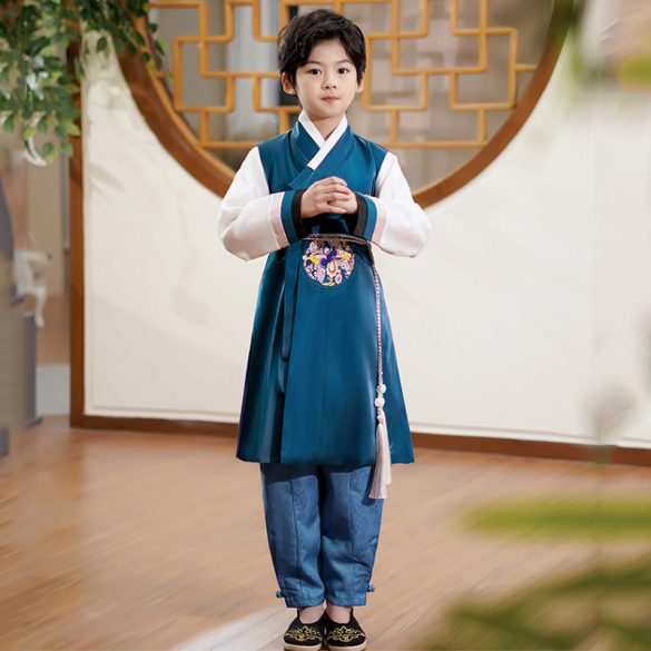 hanbok bé trai dễ thương